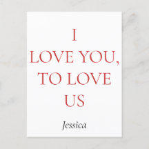 Te amo a ti y a nosotros, personalizar personaliza