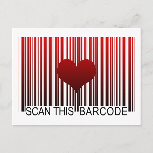 POSTAL TE AMO BARCODE (Anverso)