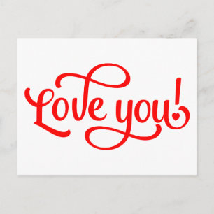 Postal Te Amo Boda Blanca Compromiso Aniversario