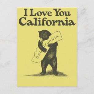 Postal Te amo California