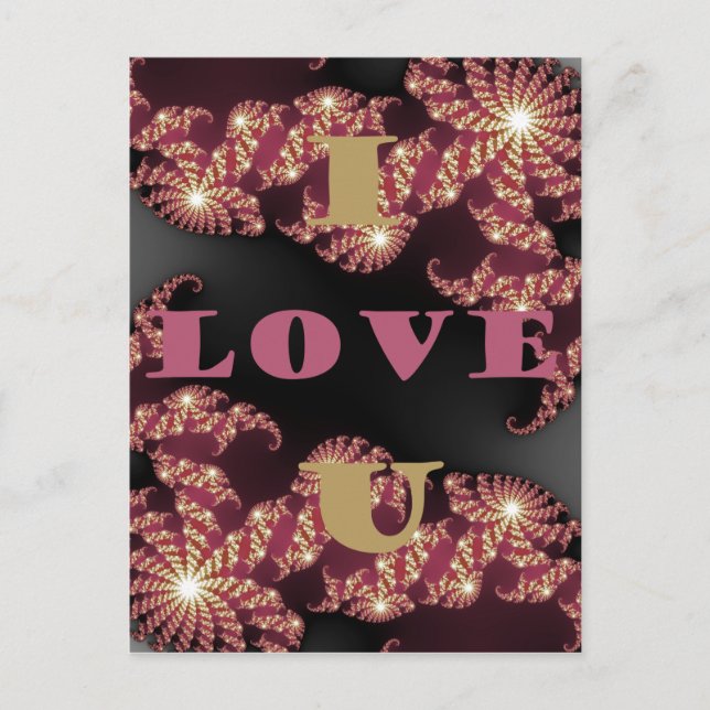 Postal Te Amo Cariño (Anverso)