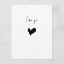 Te Amo Corazón Pequeño Minimalista