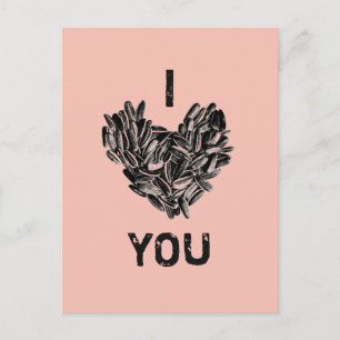Postal "Te Amo" Divertido Lindo Genial Único