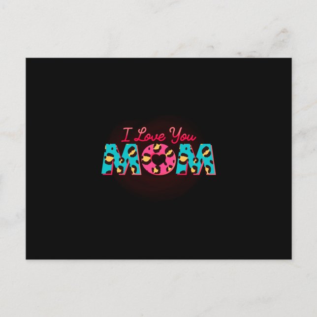 Postal Te amo mamá Sublimación (Anverso)