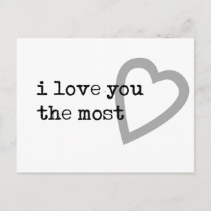Postal te amo más corazón lindo