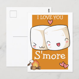 Postal Te Amo Más Marismo Kawaii