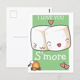 Postal Te Amo Más Marismo Kawaii