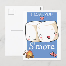 Postal Te Amo Más Marismo Kawaii