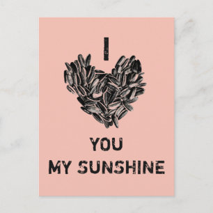 Postal "Te Amo Mi Sol" Divertido Lindo Genial Único
