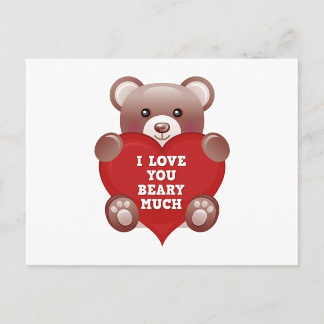 Postal Te Amo Mucho (Anverso)