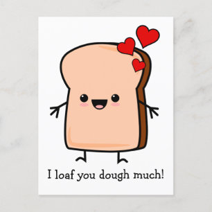 Postal Te Amo Mucho Pan De Masa 
