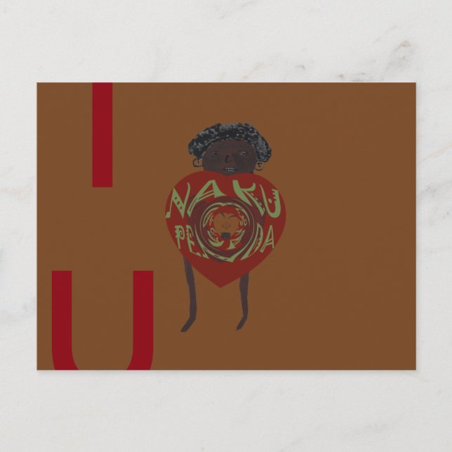 Postal ¡Te amo! Nakupenda Sana (Anverso)