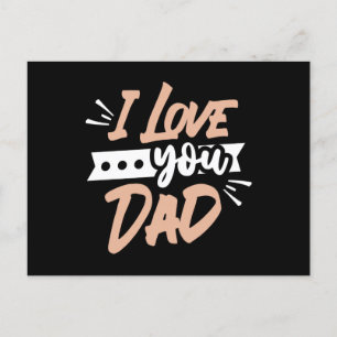 Postal Te amo papá