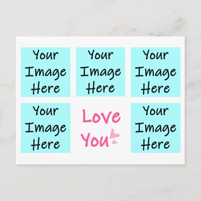 Postal Te Amo Personalizado (Anverso)