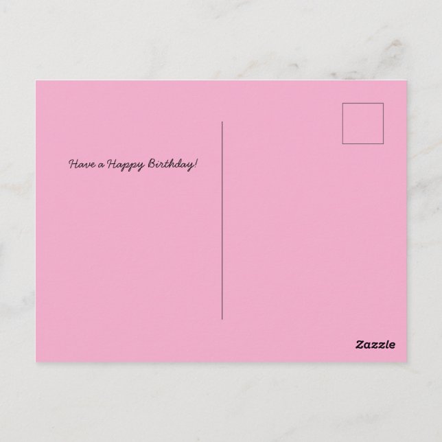 Postal Te amo por tu personalidad (Reverso)