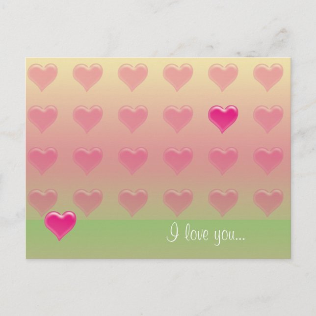 Postal ¡Te amo! -Postal (Anverso)