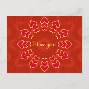 Postal ¡Te amo! -Postal