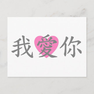 Postal Te Amo Postcard