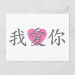 Postal Te Amo Postcard
