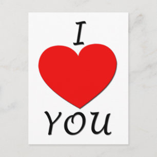 Postal Te Amo Postcard
