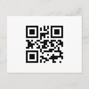Postal Te Amo QR Postcard