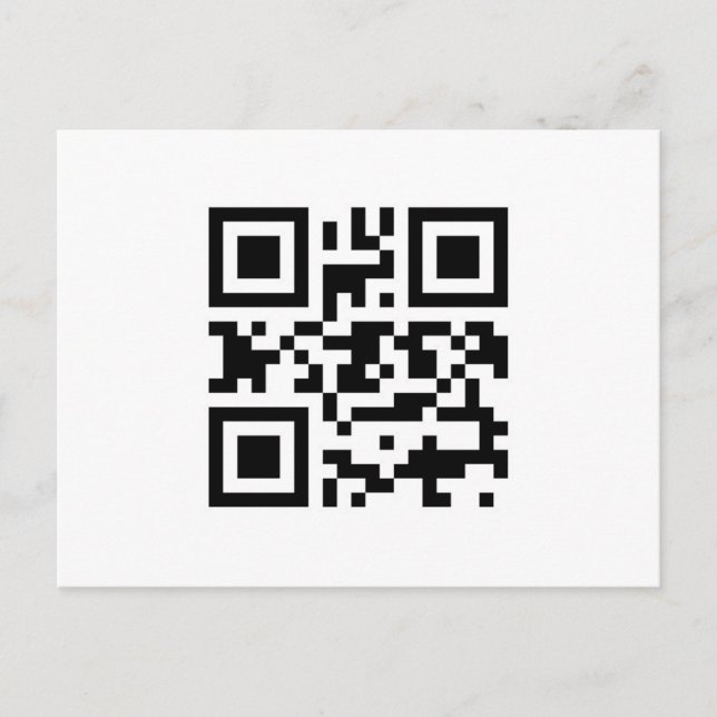 Postal Te Amo QR Postcard (Anverso)