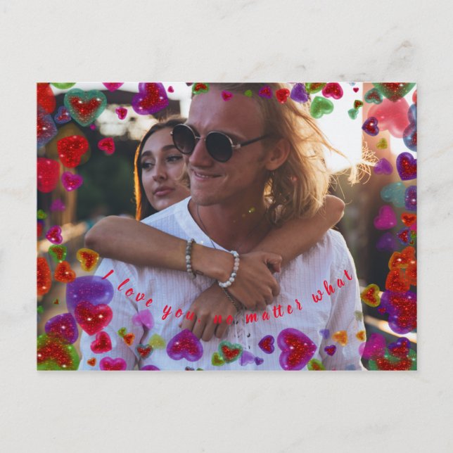 Postal Te amo, sin importar qué 2 (Anverso)