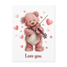 Te Amo Teddy con Violín