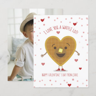 Postal Te Amo Una Foto De San Valentín De Waffle Lot Hear