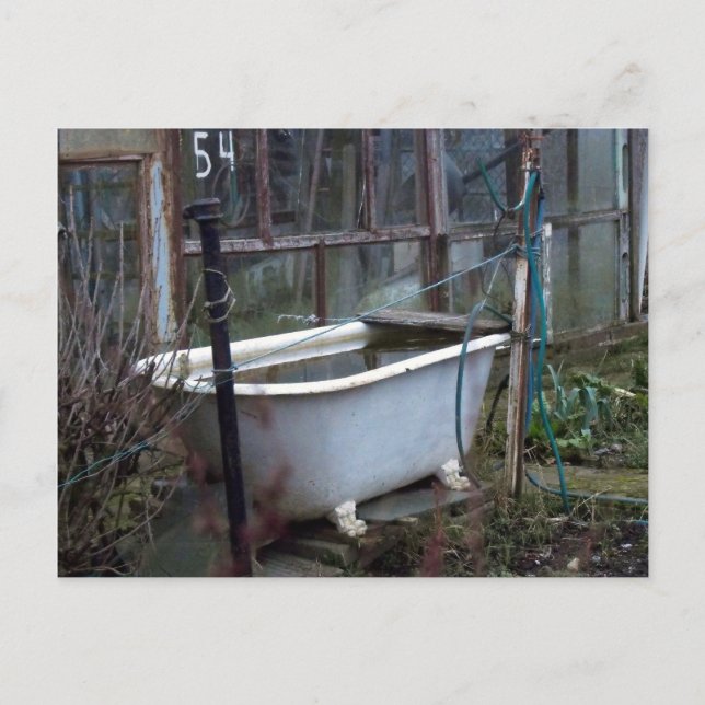 Postal ¿Te apetece un baño? (Anverso)