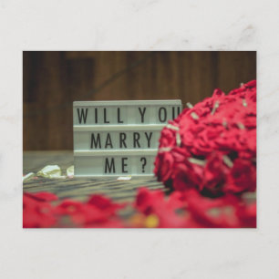 Postal ¿Te Casarás Conmigo? Propuesta matrimonial