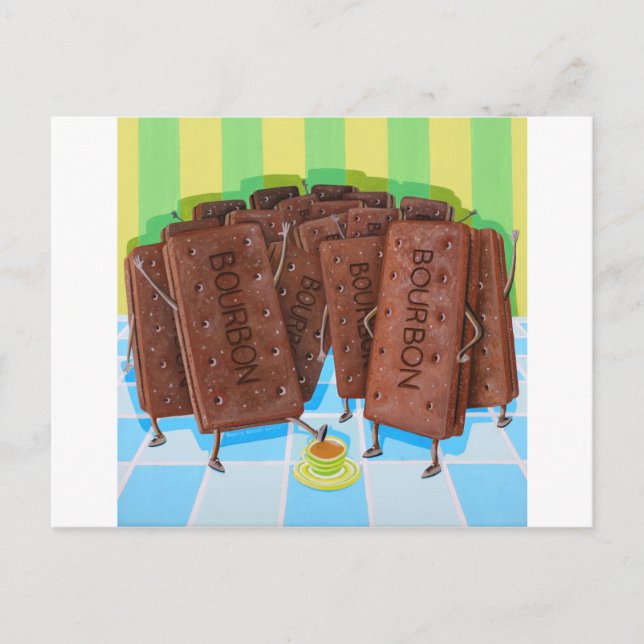 Postal Té crema borbónica (Anverso)