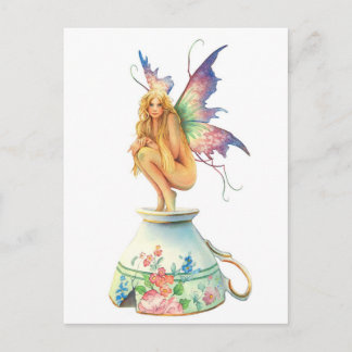 Postal Té Cup Fairy