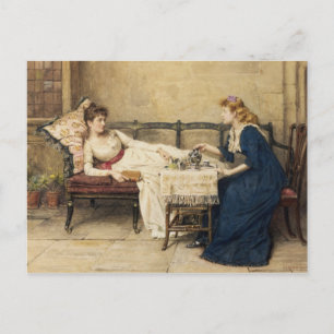 Postal Té de la tarde