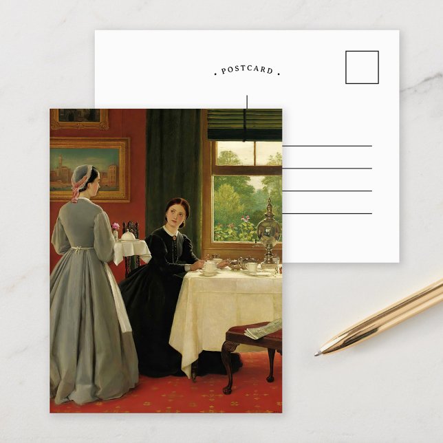 Postal Té de la tarde | George Dunlop Leslie (Subido por el creador)