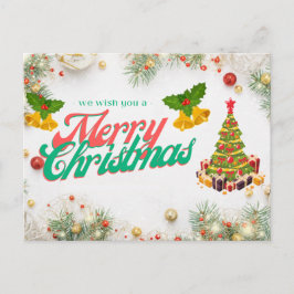 Postal Te deseamos una feliz Navidad