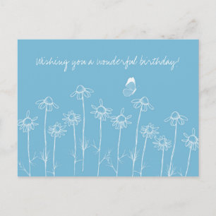 Postal Te Deseo Una Maravillosa Mariposas De Cumpleaños