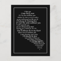 Te echo de menos el texto en medio corazón