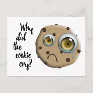 Postal Te echo de menos, mamá chiste de galletas