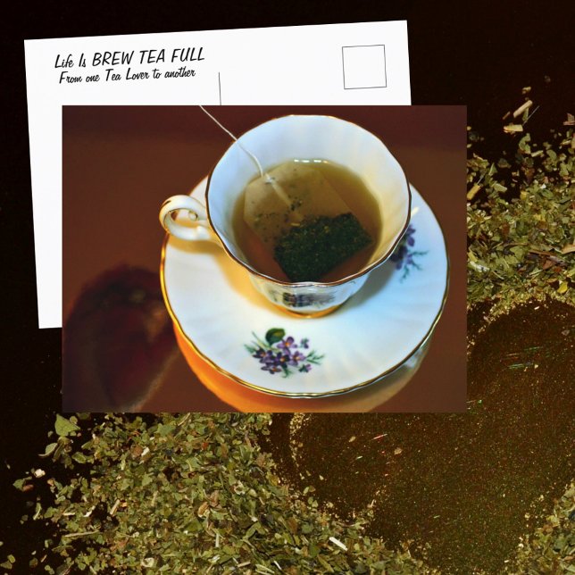 Postal Té en China para fotos de amantes del té (Subido por el creador)