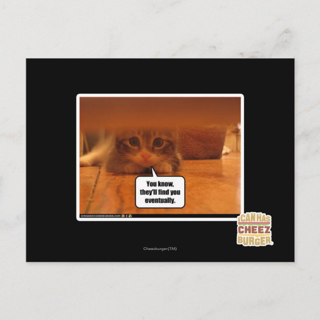 Postal Te encontrarán (Anverso)