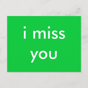 Postal te extraño