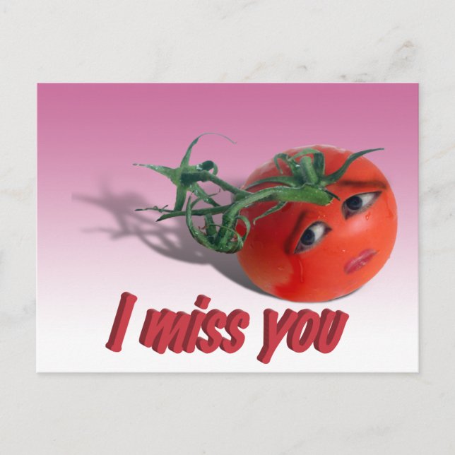 Postal Te Extraño (Anverso)