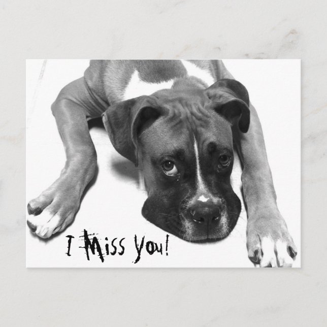 Postal ¡Te Extraño! (Anverso)