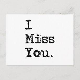 Postal Te Extraño.