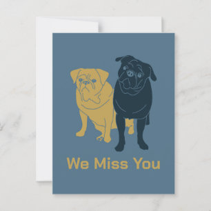 Postal Te faltan los pugs