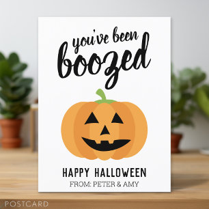 Postal Te han fastidiado - Fiesta de Halloween de calabaz