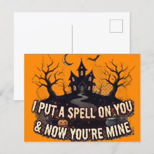 Postal Te He Echado Un Maleficio Casa Embrujada Halloween