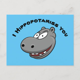 Postal Te hipopótamos