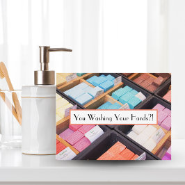 Postal ¡¿Te Lavas Las Manos?! Coloridas telenovelas franc